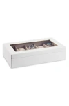 Bey-berk Modena Wood Watch Case In White