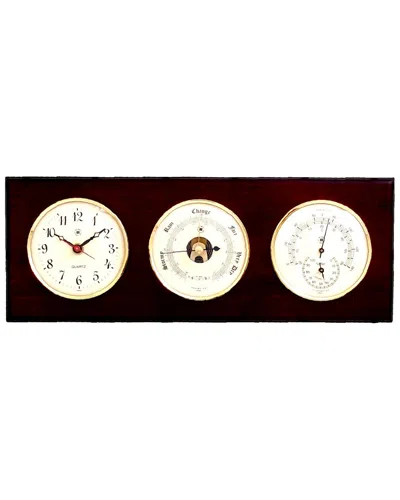 Bey-berk Quartz Clock In Brown