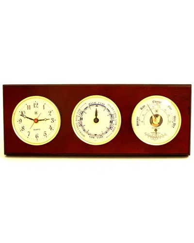 Bey-berk Quartz Clock In Red