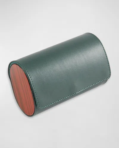 Bey-berk Radford Wood And Leather 2-watch Case