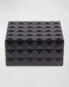 Bey-berk Richie Pyramid 75-cigar Humidor