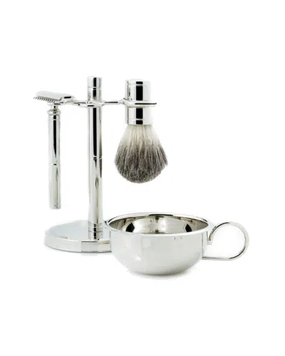 Bey-berk Safety Razor & Pure Badger Brush With Soap Dish