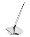 Bey-berk Silver Plated Pen Stand In Silver