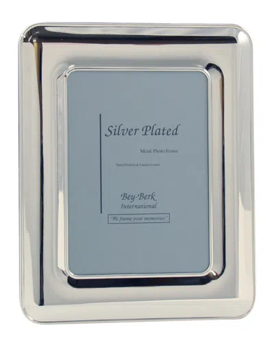 BEY-BERK BEY-BERK SILVER PLATED PICTURE FRAME