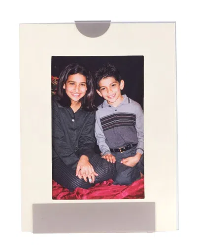 Bey-berk Silver Plated With Pearl Finish Picture Frame