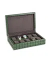 Bey-berk Square 10 Watch Case In Green