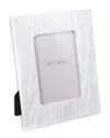 Bey-berk Talin Genuine Marble 5x7 Picture Frame In White