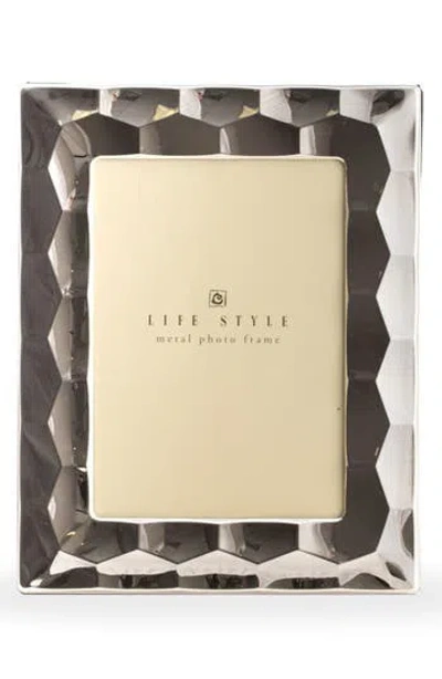 Bey-berk Textured 4" X 6" Picture Frame In Neutral