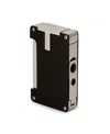 Bey-berk Torch Lighter With Punch Cutter In A Gunmetal And Anodized Case In Multi