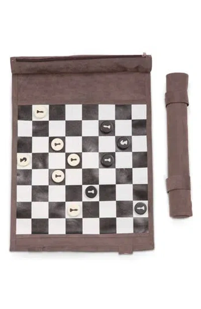 Bey-berk Travel Chess Set In Pink