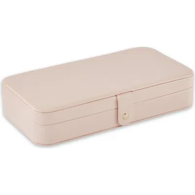 Bey-berk Travel Jewlery Storage Case In Pink
