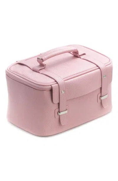 Bey-berk Travel Makeup Case In Pink