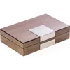 Bey-berk Valet Storage Box In Brown