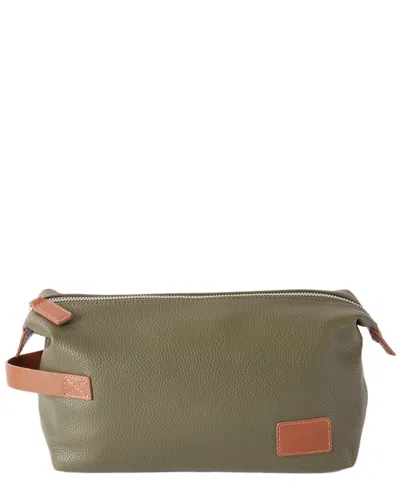 Bey-berk Vienna Toiletry Bag In Green