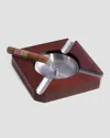 Bey-berk Walnut Wood Cigar Ashtray