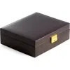 Bey-berk Watch Valet Case In Black