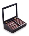 Bey-berk Wood Pen Box In Black