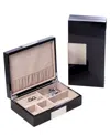 Bey-berk Wood Valet Box In Black