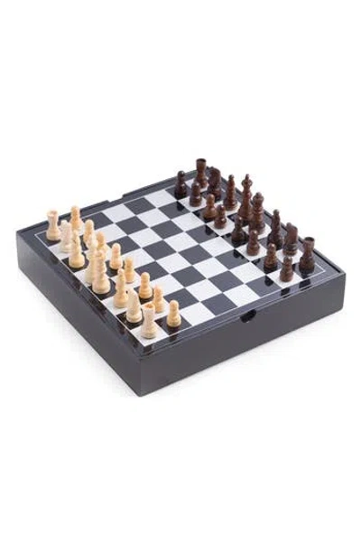 Bey-berk Wooden Multi Game Set In Black