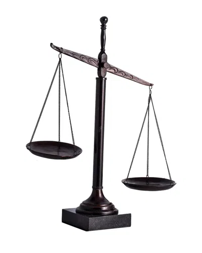 Bey-berk 16in Bronzed Finished Scale In Black