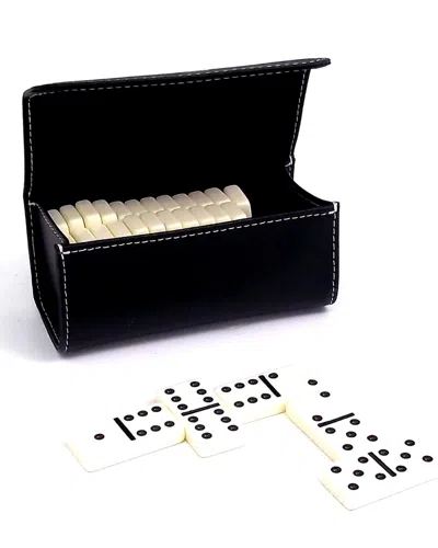 Bey-berk 28pc Leather Domino Set
