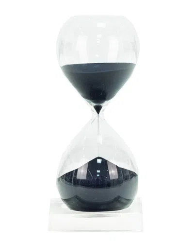 Bey-berk 30-minute Sand Timer On Crystal Base In Multi