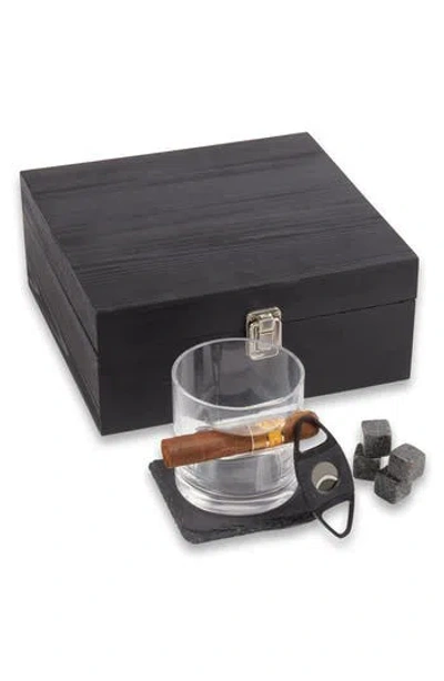 Bey-berk 3-piece Whiskey Set In Multi