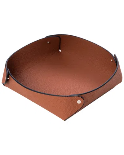 Bey-berk Alex Design Valet Tray In Brown