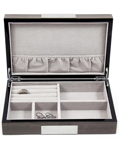 Bey-berk Ash Valet Box In Gray