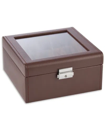 Bey-berk Astor Watch Case In Brown