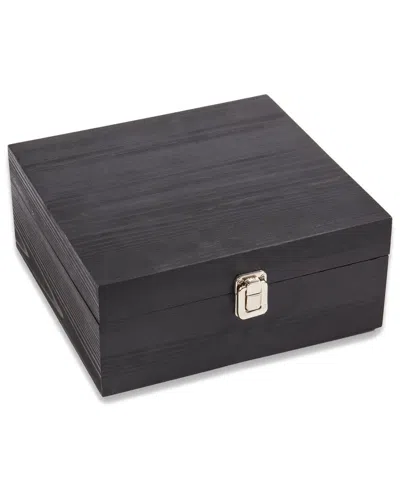 Bey-berk Boulevardier Set With 2 Whiskey Glasses In Gray