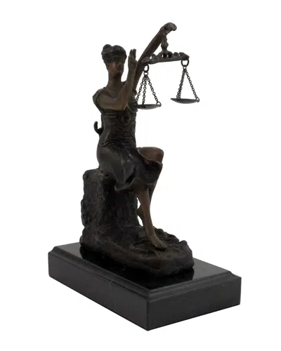 Bey-berk Bronze Victorious Lady Justice Sculpture