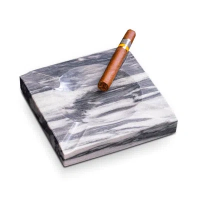 Bey-berk Cigar Ashtray In Gray