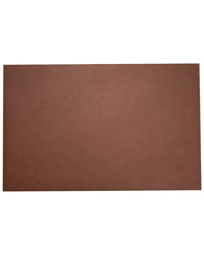 Bey-berk Dion Desk Pad In Brown