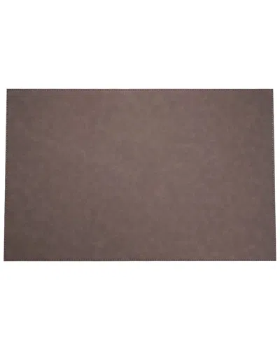 Bey-berk Dion Desk Pad In Brown