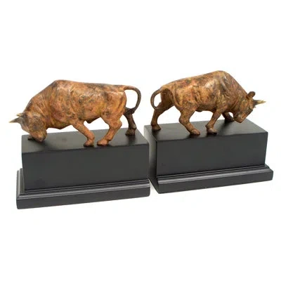 Bey-berk Double Bull Book Ends