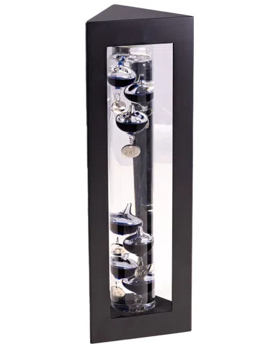 Bey-berk Galileo Thermometer In Black