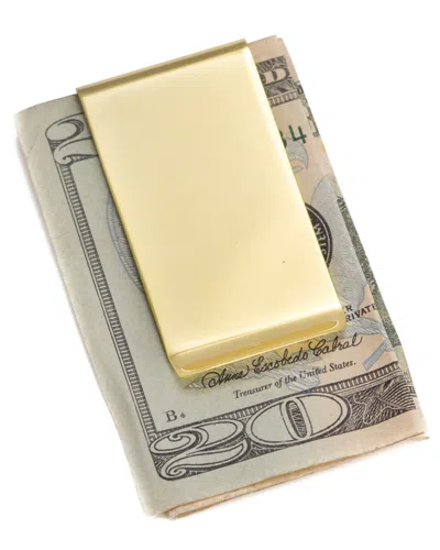 Bey-berk Gold Plated Money Clip