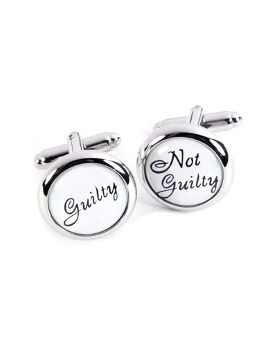 Bey-berk Guilty & Not Guilty Cufflinks In Multi