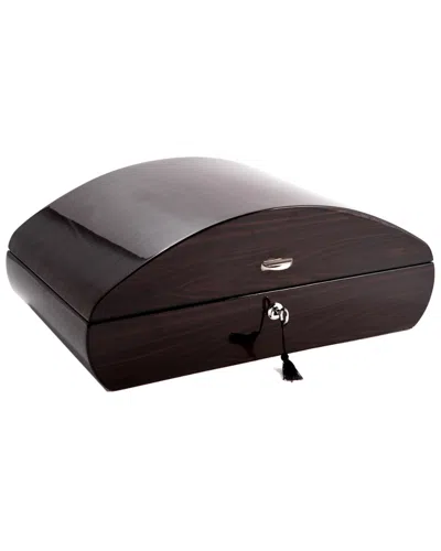 Bey-berk Lacquered Wood 100-cigar Humidor