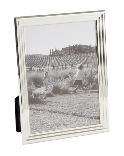 Bey-berk Lance Silver-plated 4x6 Picture Frame