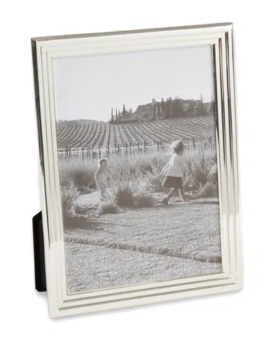 Bey-berk Lance Silver-plated 5x7 Picture Frame