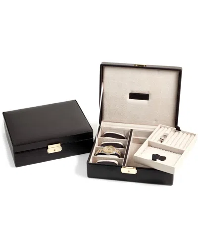 Bey-berk Leather 4-watch Case