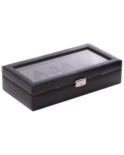 Bey-berk Leather Large Sunglass Case In Black