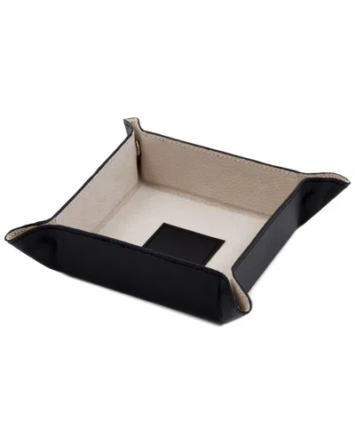 Bey-berk Leather Snap Valet In Black