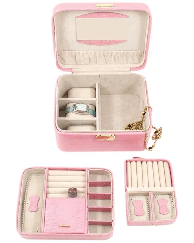 Bey-berk Lizard Leather Jewelry Box In Multi