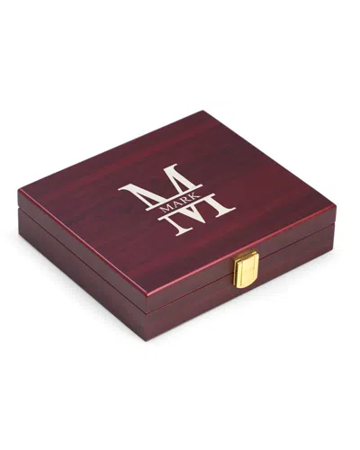 Bey-berk Men's Personalized Wooden Poker Set