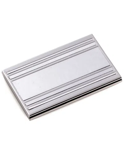 Bey-berk Nickel Plated Business Card Case