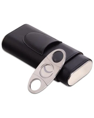 Bey-berk Richie Cigar Case In Black
