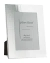 Bey-berk Silver Plated Picture Frame In White